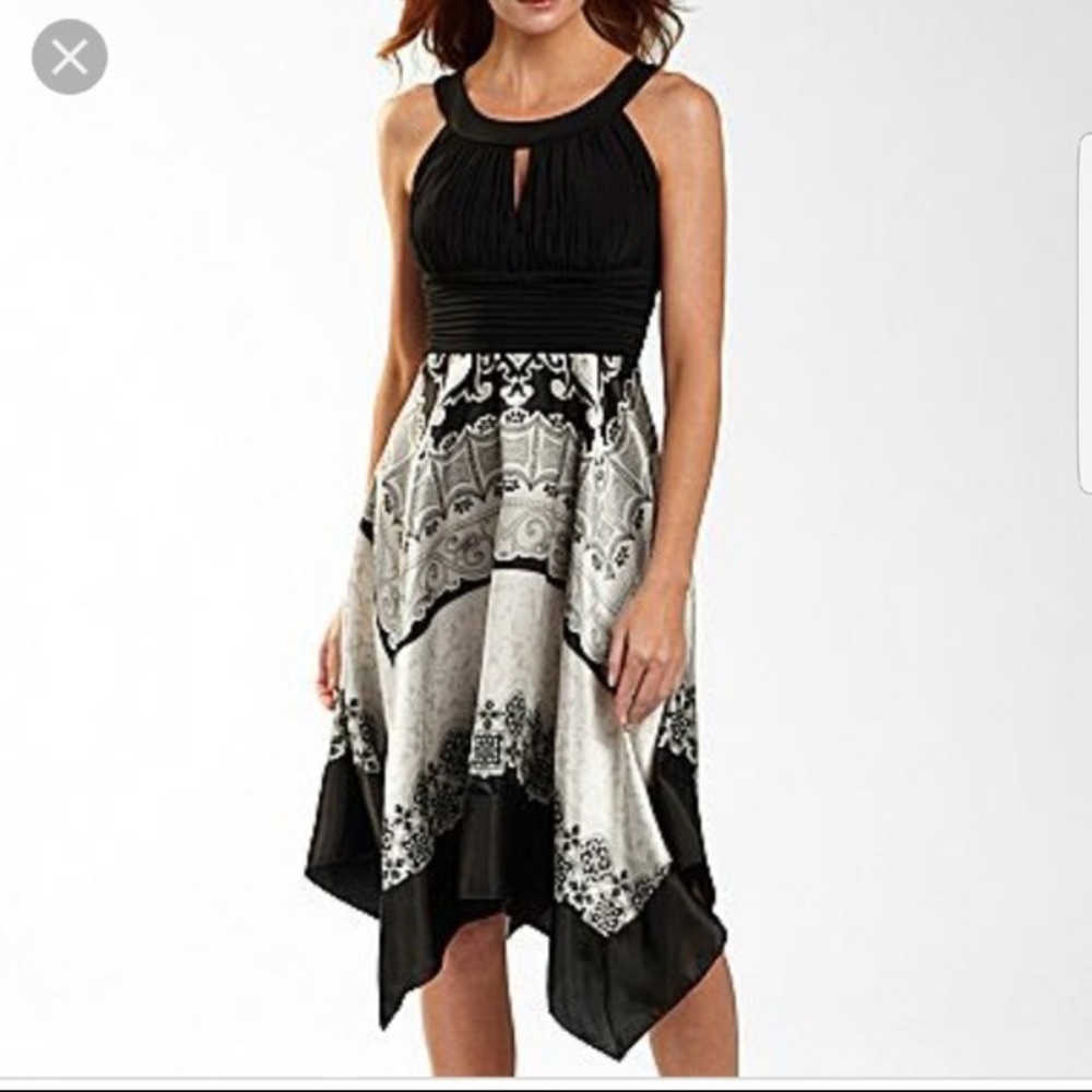 Worn once signature by sangria handkerchief dress